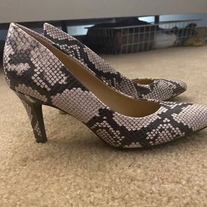 Naturalizer animal print heels